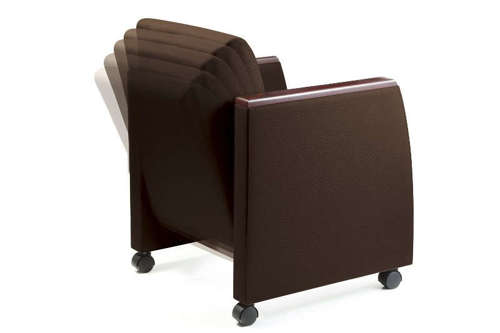 ミーティングにも対応した応接スペースに適した会議椅子